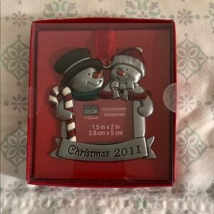 Studio Decor Christmas 2011 Snowman Ornament